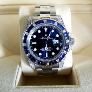 Rolex Submariner 116610LN Diamonds Steel Sapphire